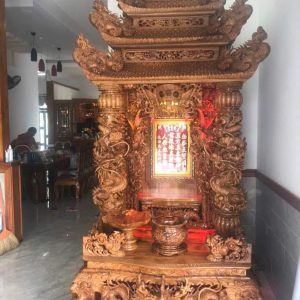 Bàn thờ có mái loại cao 2m