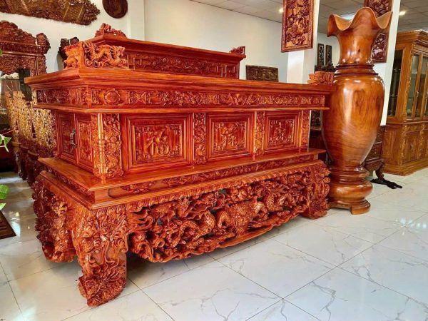 Sập thờ hương đỏ